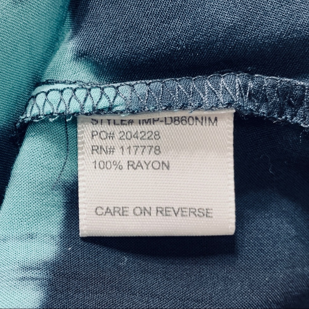 SOLD-NWT Stitch Fix Tie Dye Faux Wrap Blouse - Picture 5 of 7